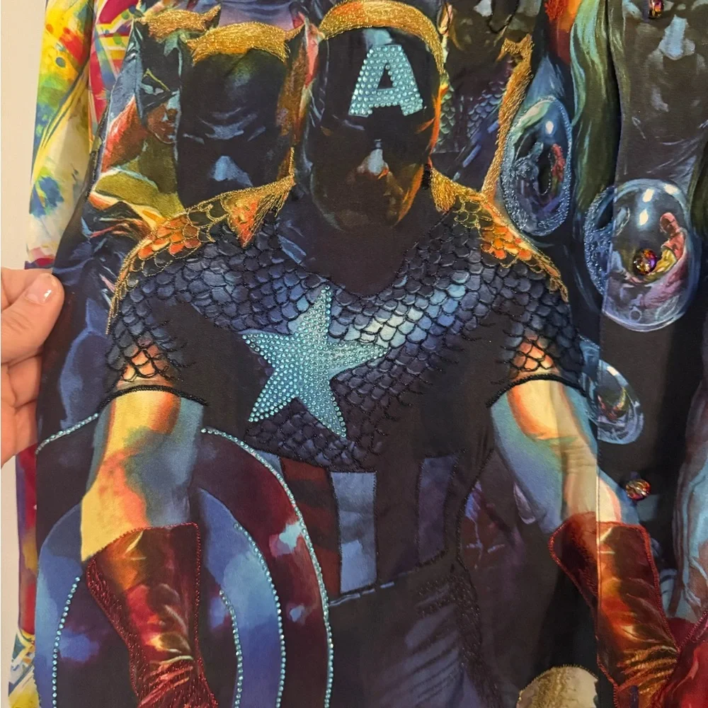 Marvel Multicolor Superhero Shirt - Picture 2 of 14